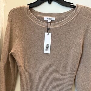 BB Dakota by Steve Madden Beige Long Sleeve Dress